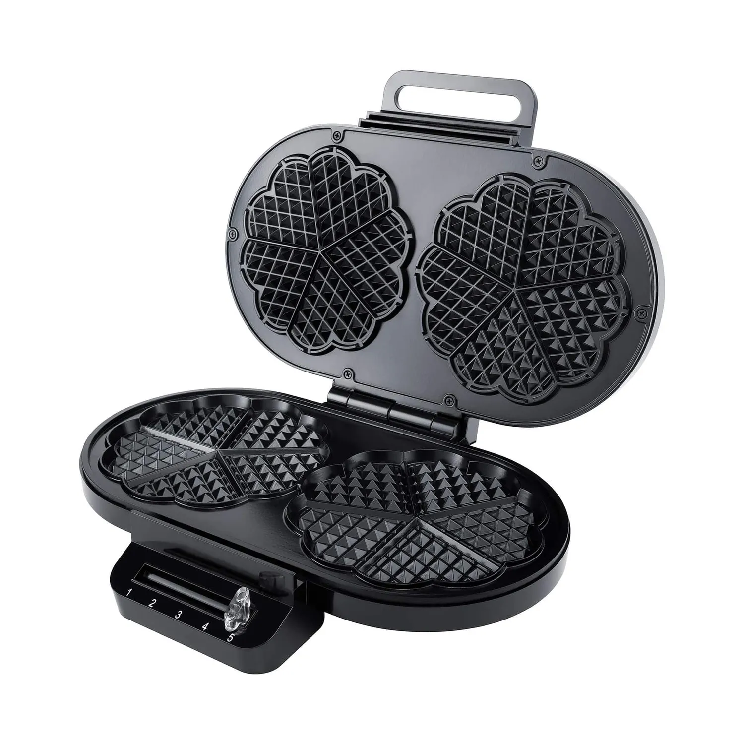 Steba WE 2 gaufrier double 2x5 cœurs céramique