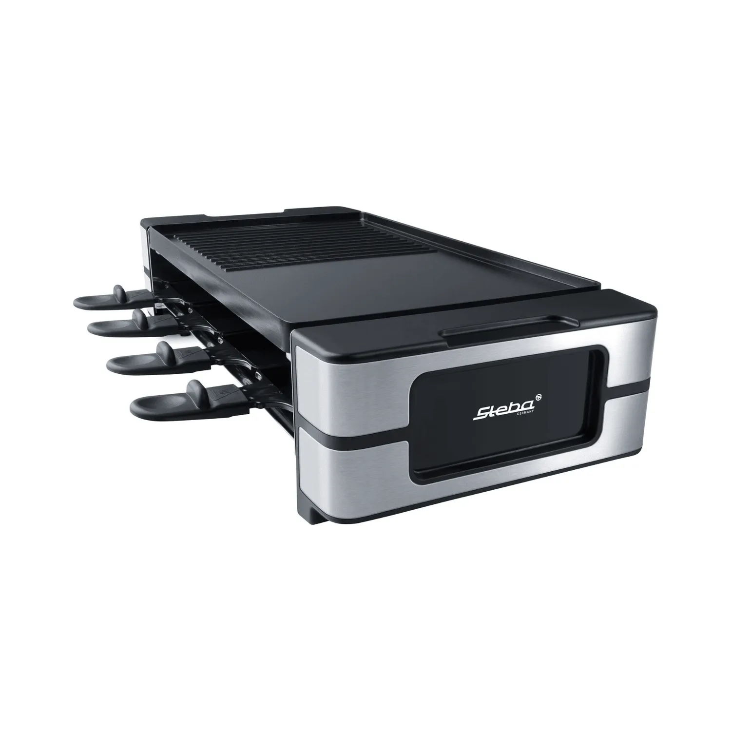 Steba RC 180 appareil raclette 8 poêlons fonte grill