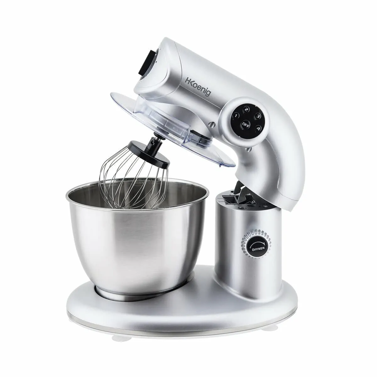 H.Koenig KM80 robot pétrin rouge 5.5L 1000W