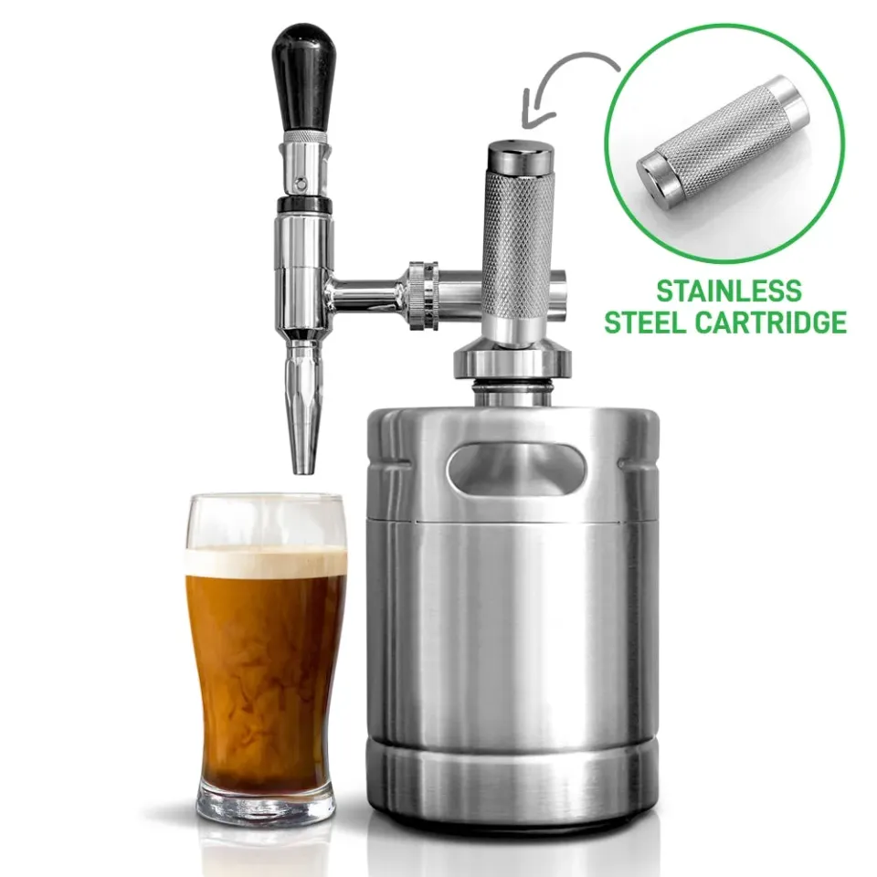 Nutrichef NCNTROCB10 cafetière nitro 1,9 L inox