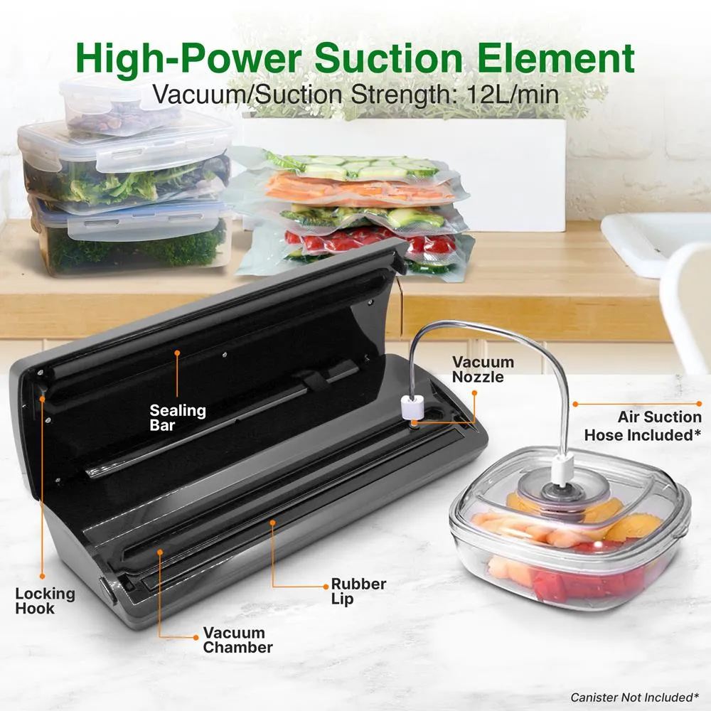 Nutrichef machine sous vide inox 110W sacs inclus
