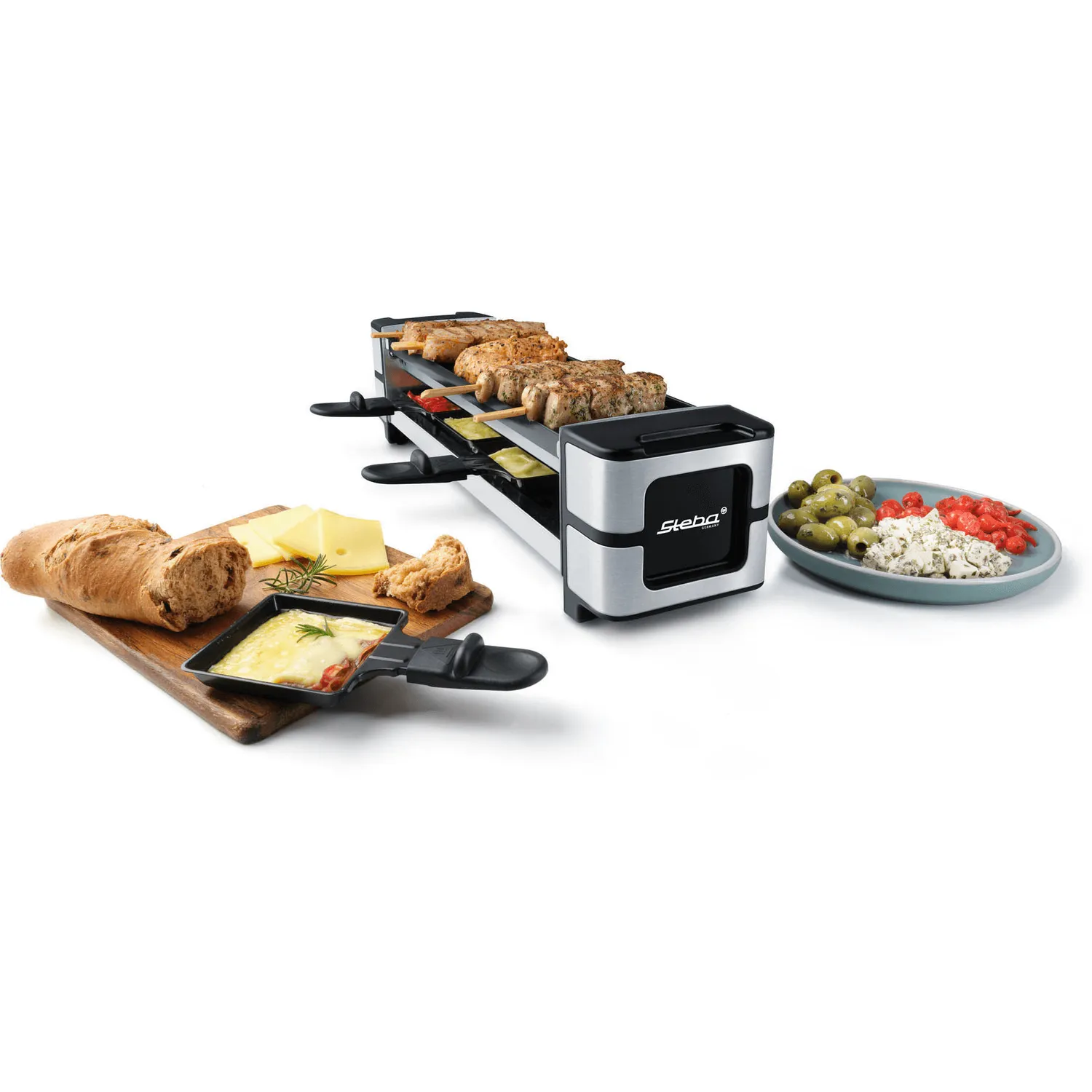 Steba RC 140 raclette fonte 4 poêlons sans PFAS