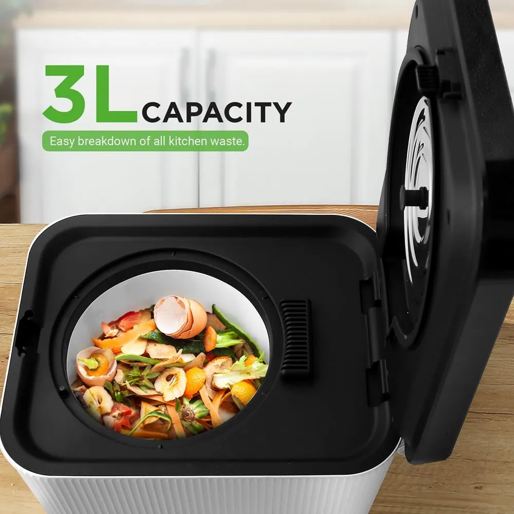 Nutrichef NCVK9112BWH composteur électrique 3L blanc