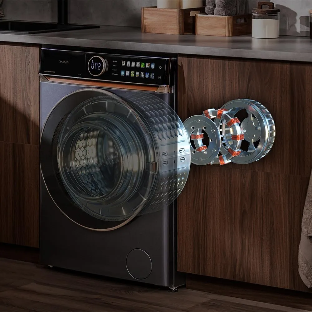 Cecotec Bolero DressCode 12980 lave-linge 12 kg acier