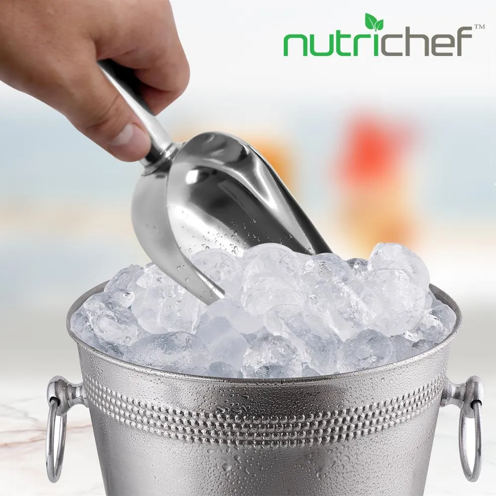 Nutrichef Pelle à Glace Inox 12 oz Lave-vaisselle