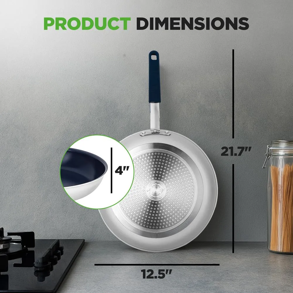 Nutrichef NCFRYP12 poêle 30 cm céramique antiadhésive