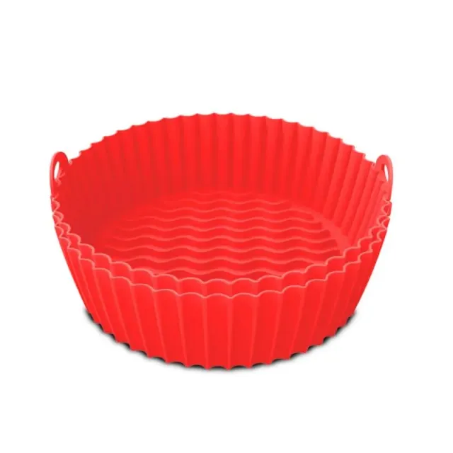 KITCHENCOOK Siliround2 moule silicone rond 20 cm lot 2 rouge