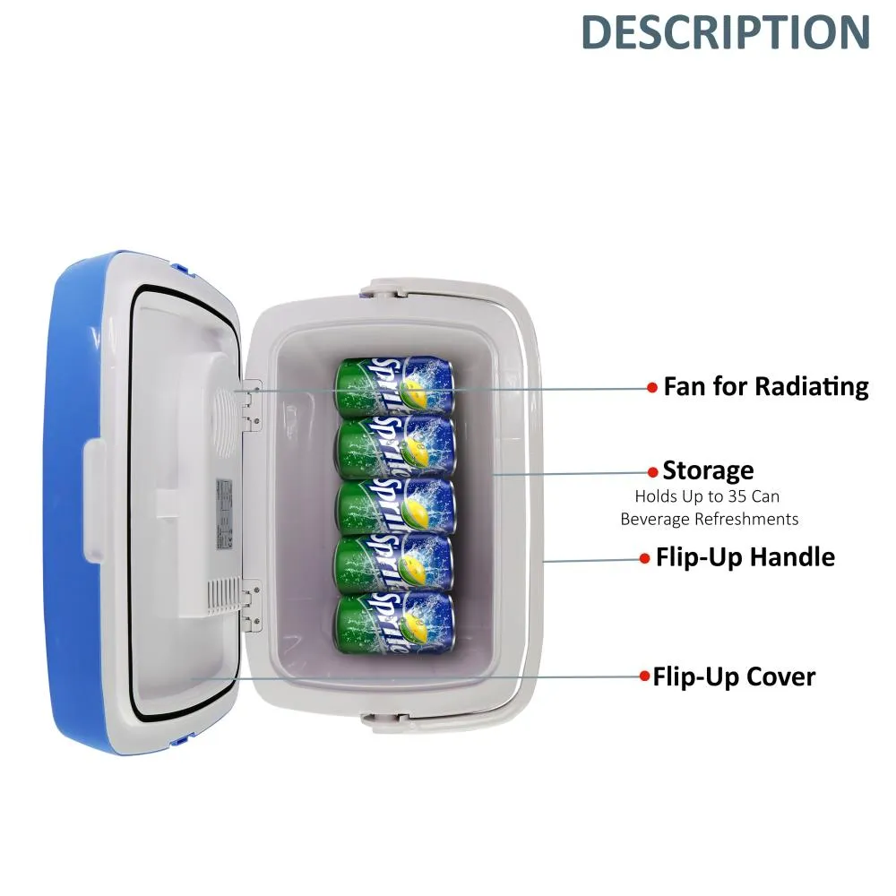 Nutrichef Glacière Électrique 30 L Chaud Froid