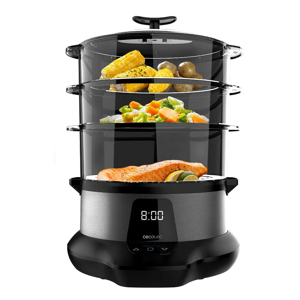 Cecotec Vapovita 3000 Inox cuiseur vapeur 9 L inox