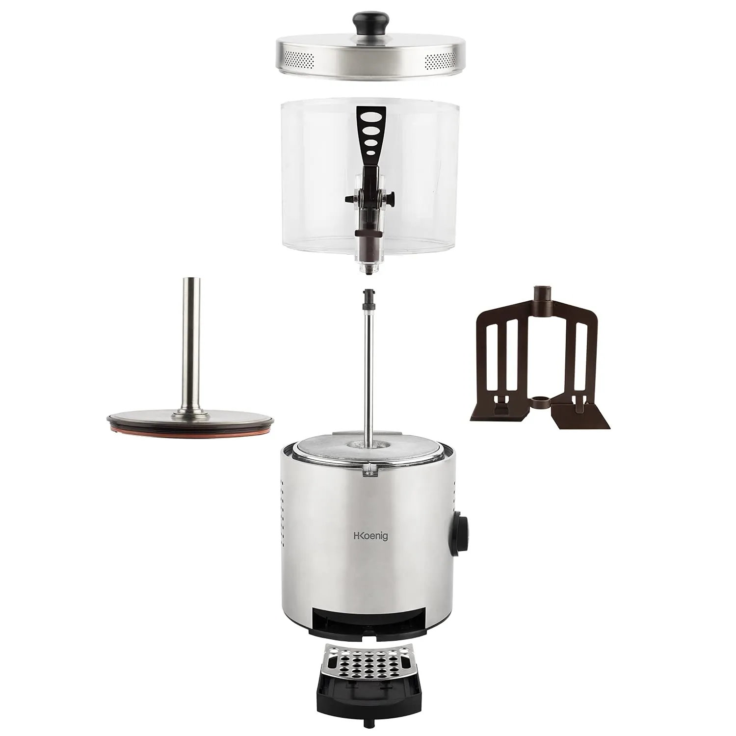 H.Koenig SHK800 distributeur chocolat chaud 3 L inox