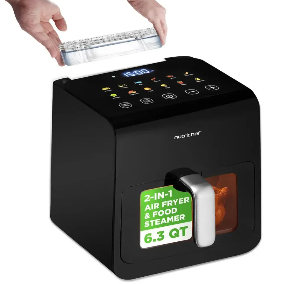 Nutrichef NCAF60T01 air fryer 6 L 12 programmes