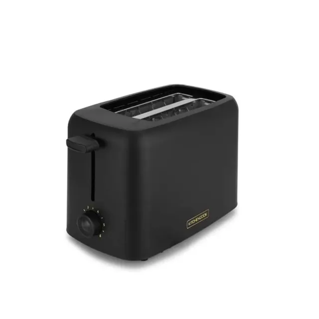 Kitchencook Matt Toast grille-pain 2 fentes noir mat 650 W