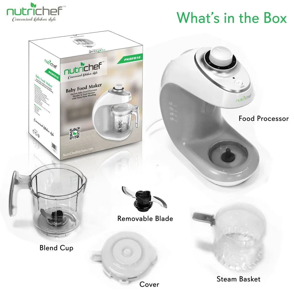 Nutrichef Robot bébé cuiseur mixeur 300 ml