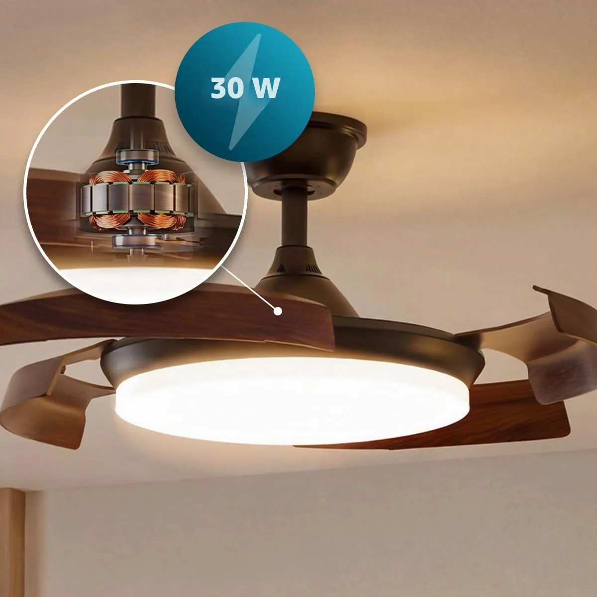 Cecotec EnergySilence Aero 4500 brasseur plafond noir