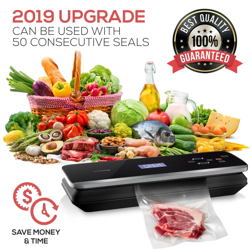 Nutrichef PKVS40BK Soudeuse Sous Vide 120 W Rouleau