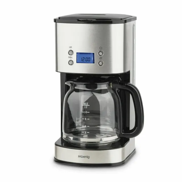 H.Koenig MG30 cafetière filtre programmable inox 1,5L
