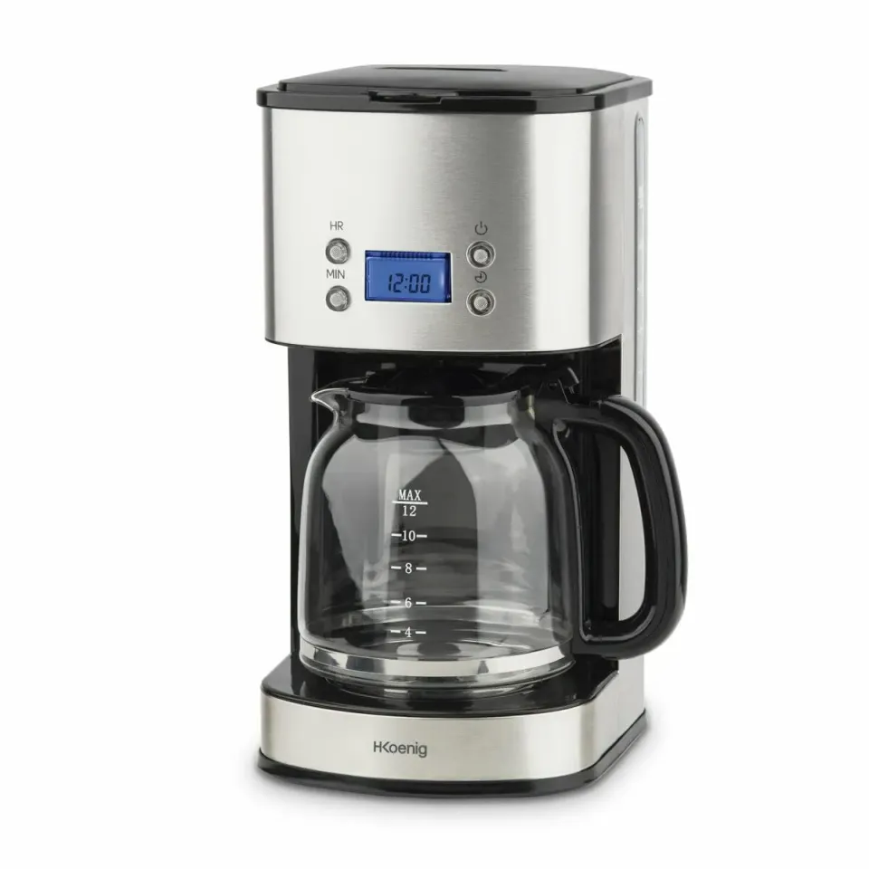 H.Koenig MG30 cafetière filtre programmable inox 1,5L