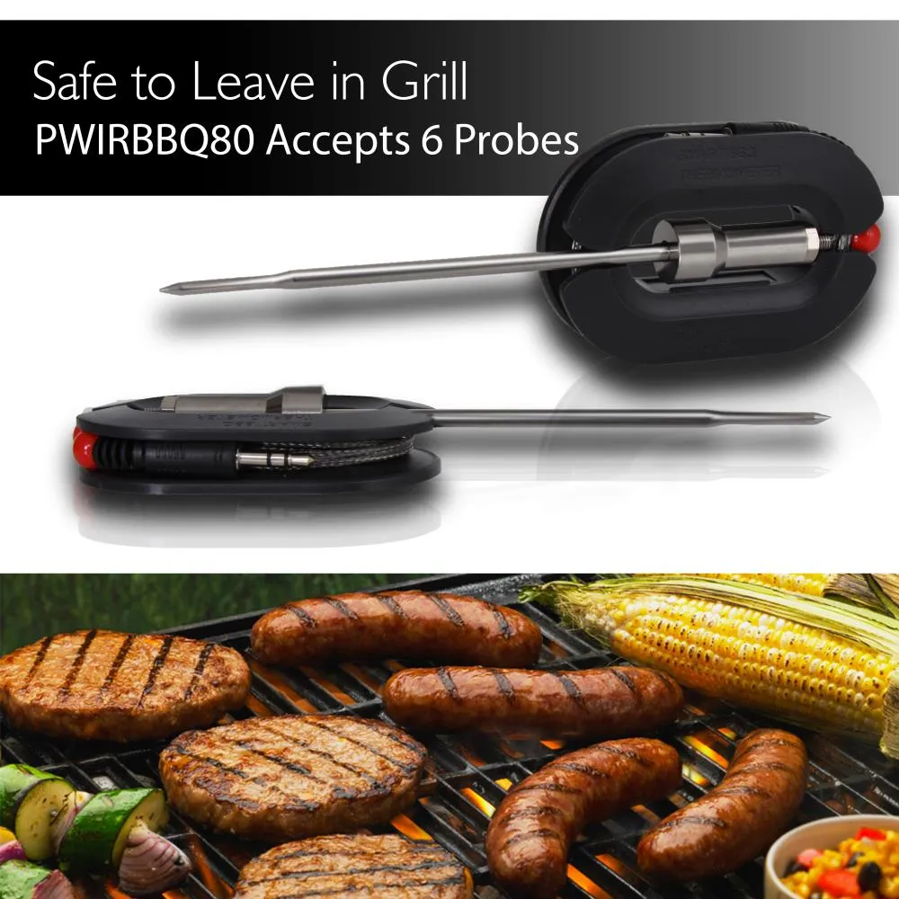 Nutrichef PWIRBBQ80 sonde thermomètre barbecue lot de 2