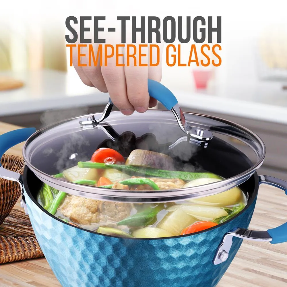 Nutrichef couvercle verre 20 cm NCCW11BL NCCW11BD