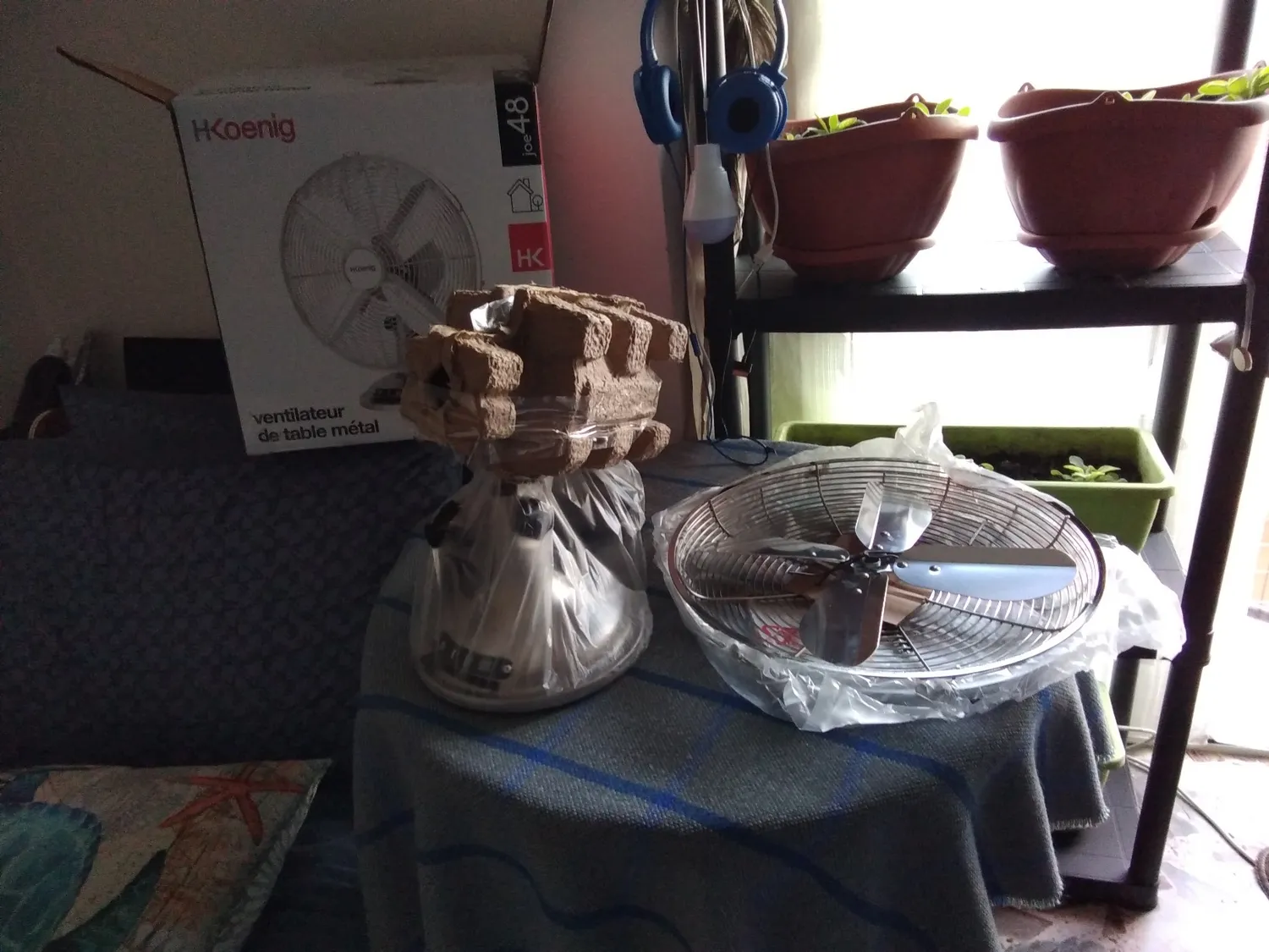 H.Koenig JOE48 ventilateur de table métal silencieux 30 cm