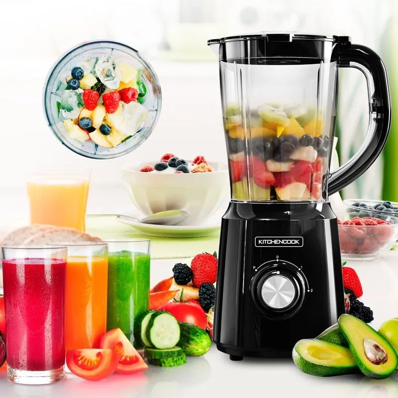 Kitchencook B5 Turbo blender 1,5 L noir 500 W glace pilée