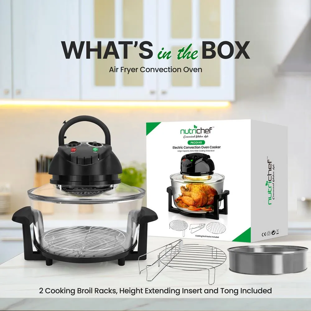 Nutrichef PKCOV45 four à convection 18 QT 1200W