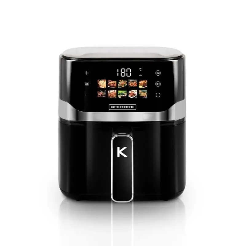 Kitchencook Airmed55 LED friteuse sans huile 5,5L noire