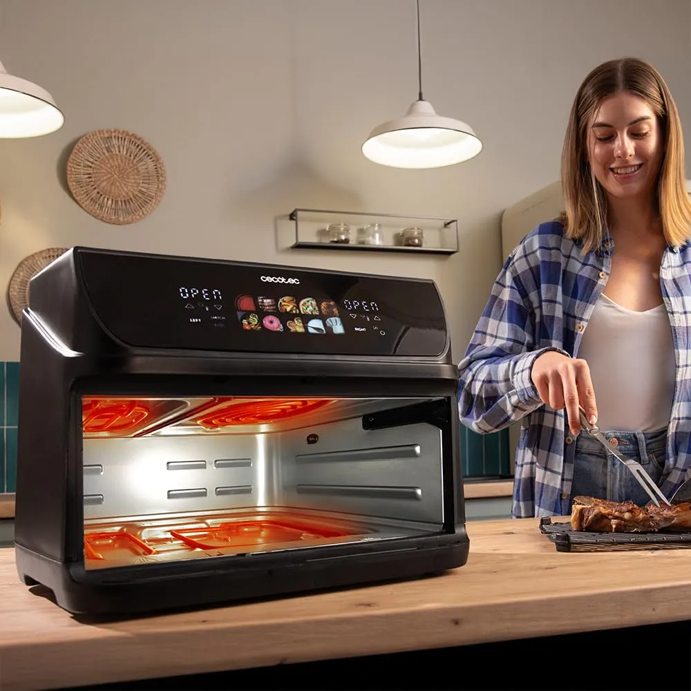 Cecotec Cecofry & Grill Duoheat 10000 friteuse air 10L double