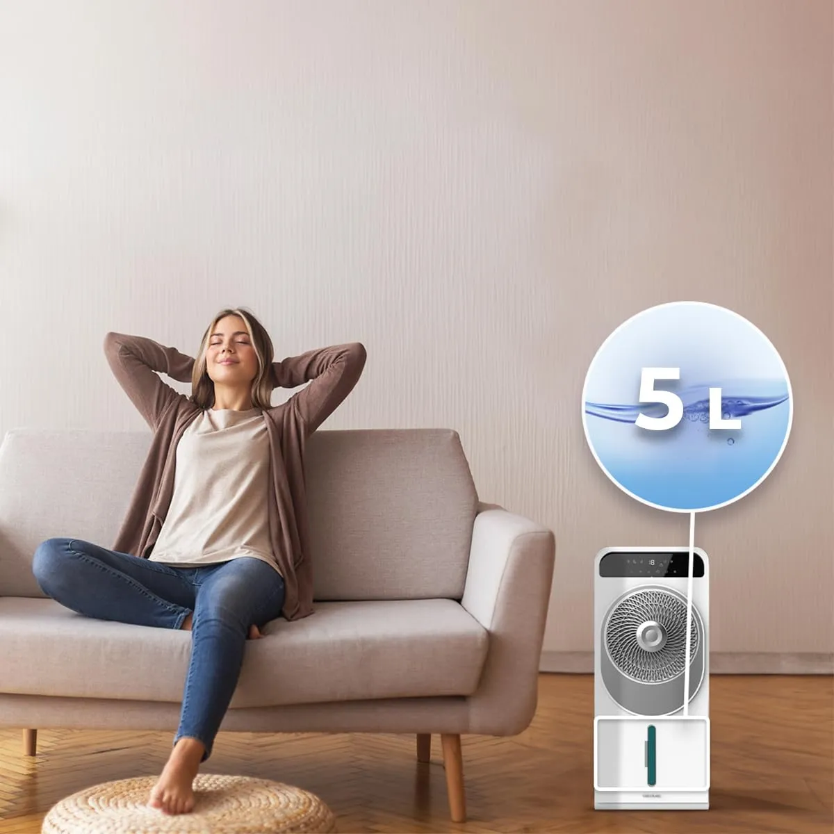 Cecotec EnergySilence 5000 Cool Wave rafraîchisseur d'air 3,5 L