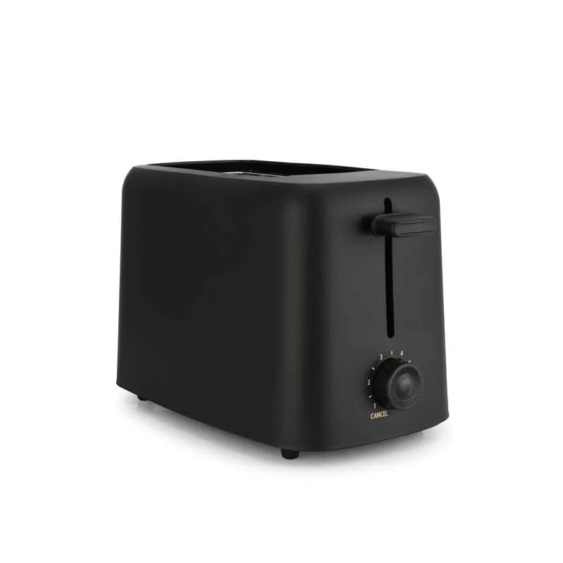 Kitchencook Matt Toast grille-pain 2 fentes noir mat 650 W