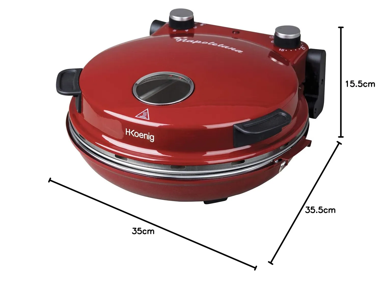 H.Koenig Napoletana NAPL350 four à pizza 32 cm 400°C