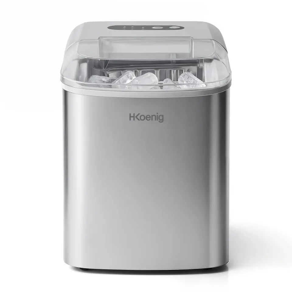 H.Koenig KB14 machine à glaçons 12kg inox 2 tailles