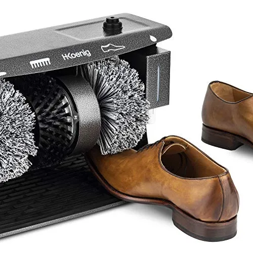H.Koenig U600 cireuse chaussures électrique 120W 3 brosses