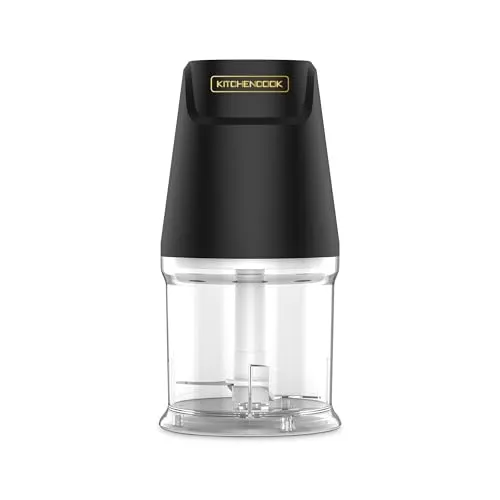 Kitchencook Matt Pod mini hachoir noir 300 W 2 lames