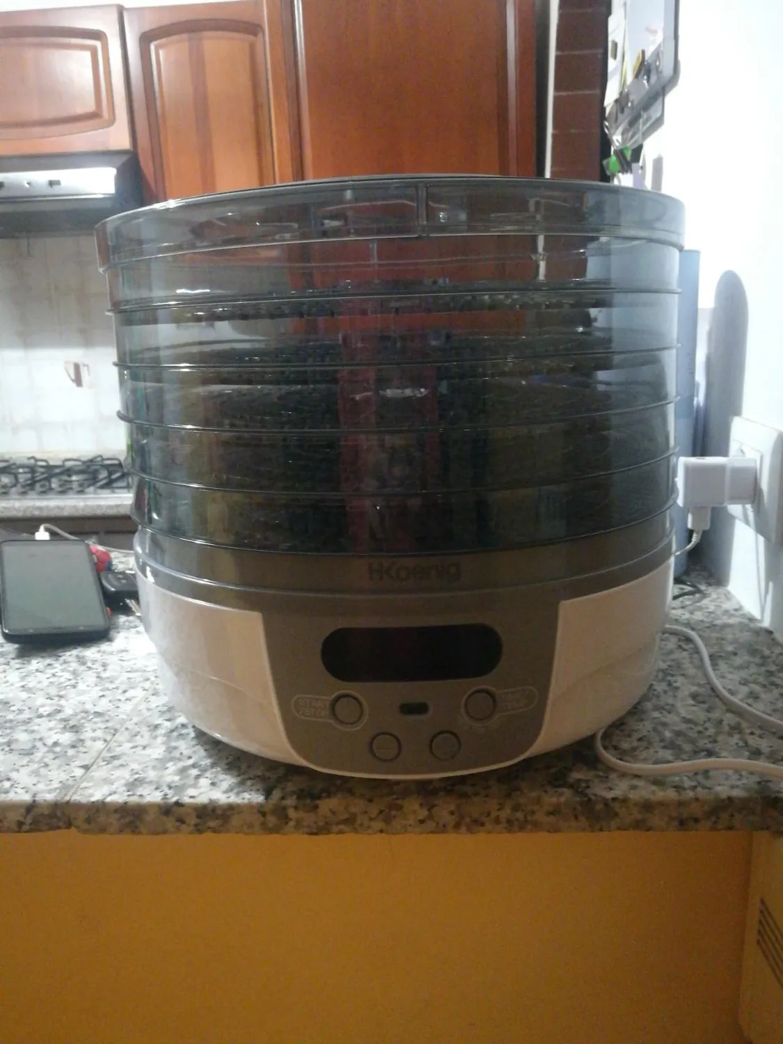 H.Koenig DSY700 déshydrateur alimentaire 5 plateaux blanc