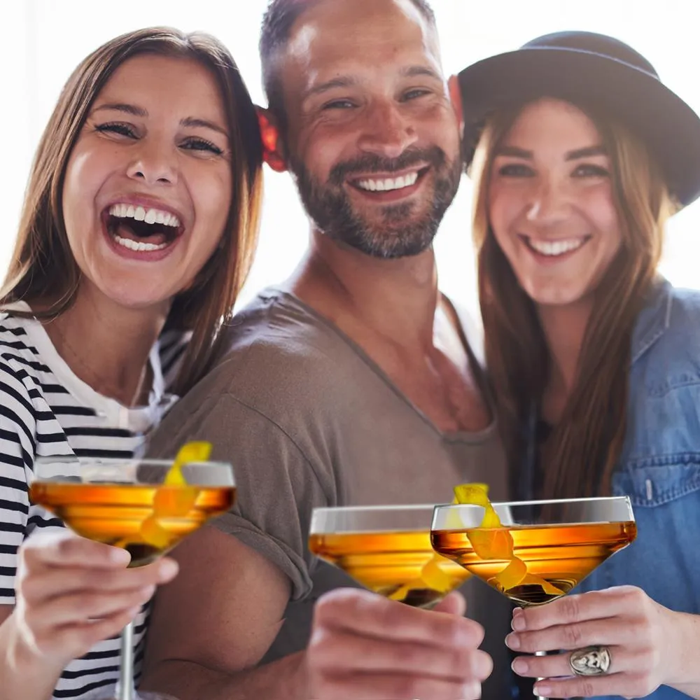 Nutrichef NCGLMT68 verres à martini cristal 30 cl lot de 6