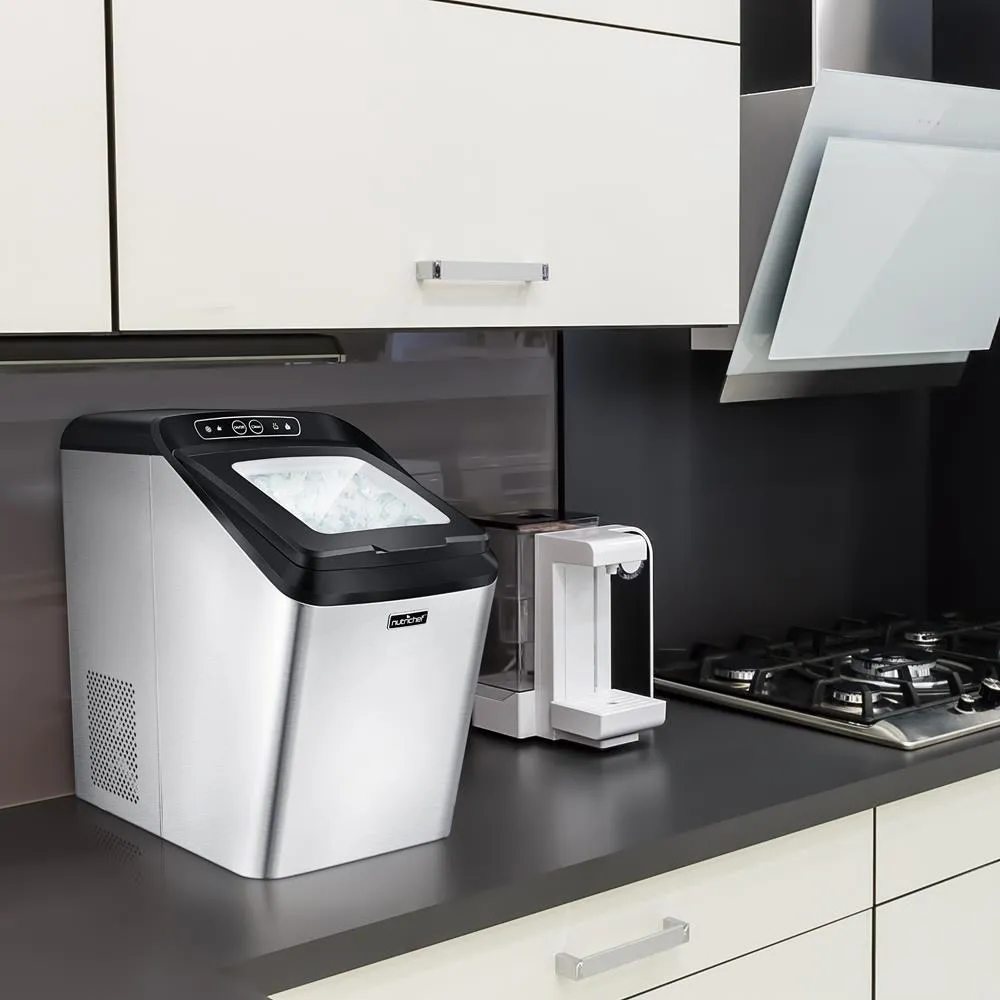 Nutrichef machine à glaçons pépites inox 12 kg/jour