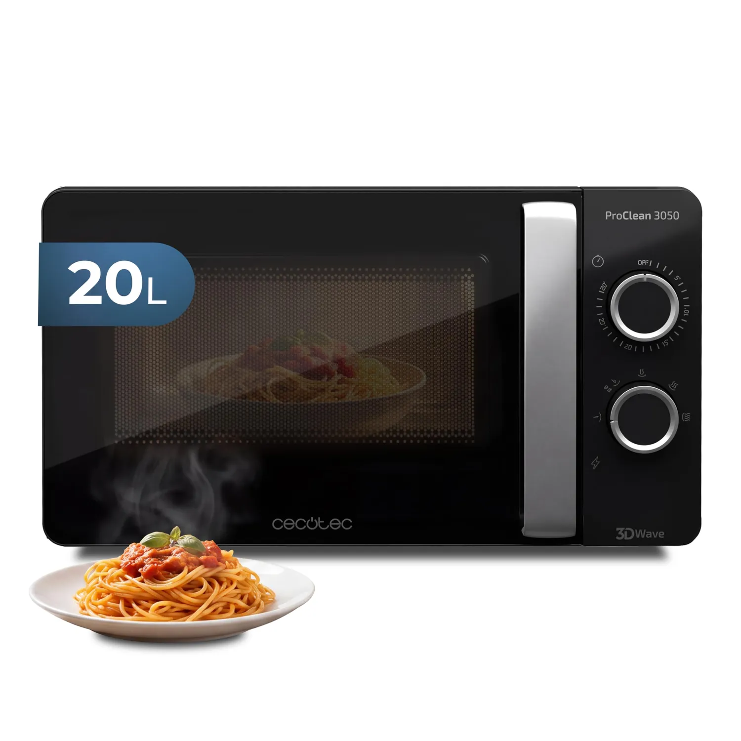 Cecotec ProClean 3150 micro-ondes grill noir 20 L 700W