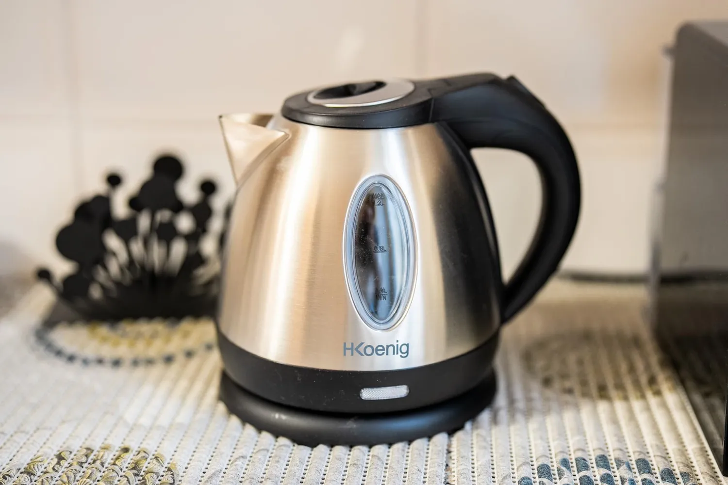 H.Koenig BO12 bouilloire 1,2 L inox graduée