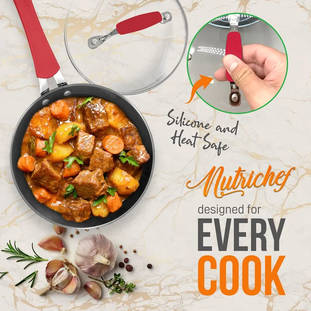 Nutrichef NCCW11RDL casserole 1,7 Qt céramique induction