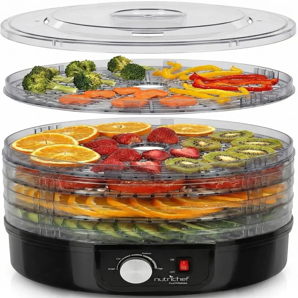 Nutrichef déshydrateur alimentaire électrique 5 plateaux noir
