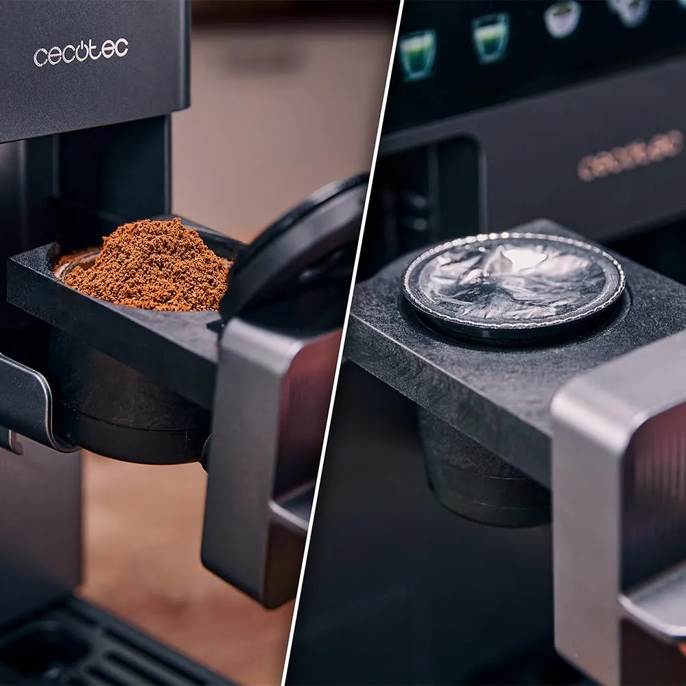 Cecotec Freestyle Grind & Latte cafetière capsules broyeur 20 bars