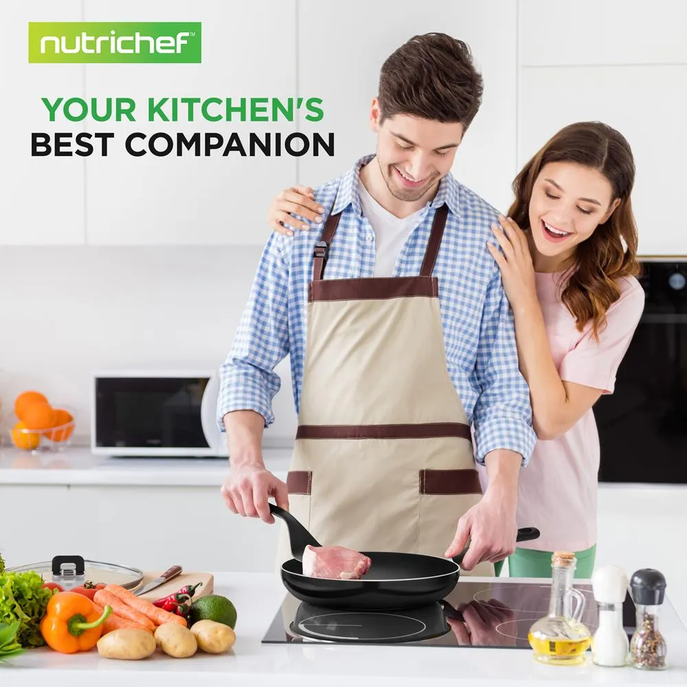 Nutrichef sauteuse antiadhésive 3,5 L couvercle induction