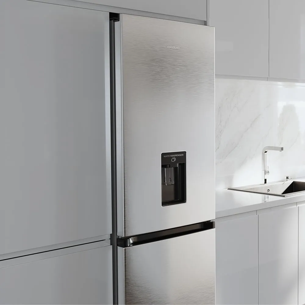 Cecotec Bolero CoolMarket 296 frigo combiné inox eau