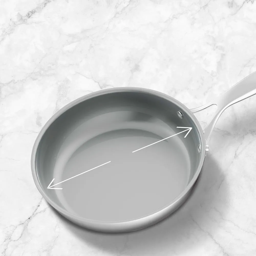Nutrichef poêle 24 cm antiadhésive inox