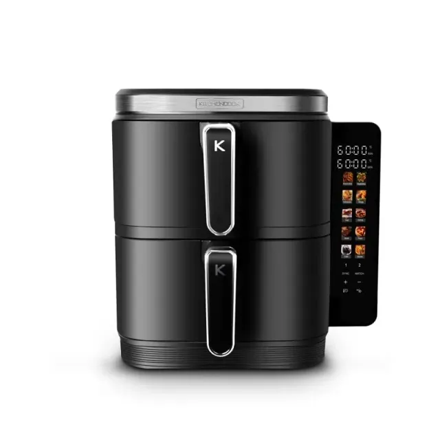 Kitchencook Airflow 12 LED friteuse à air 12L double cuve