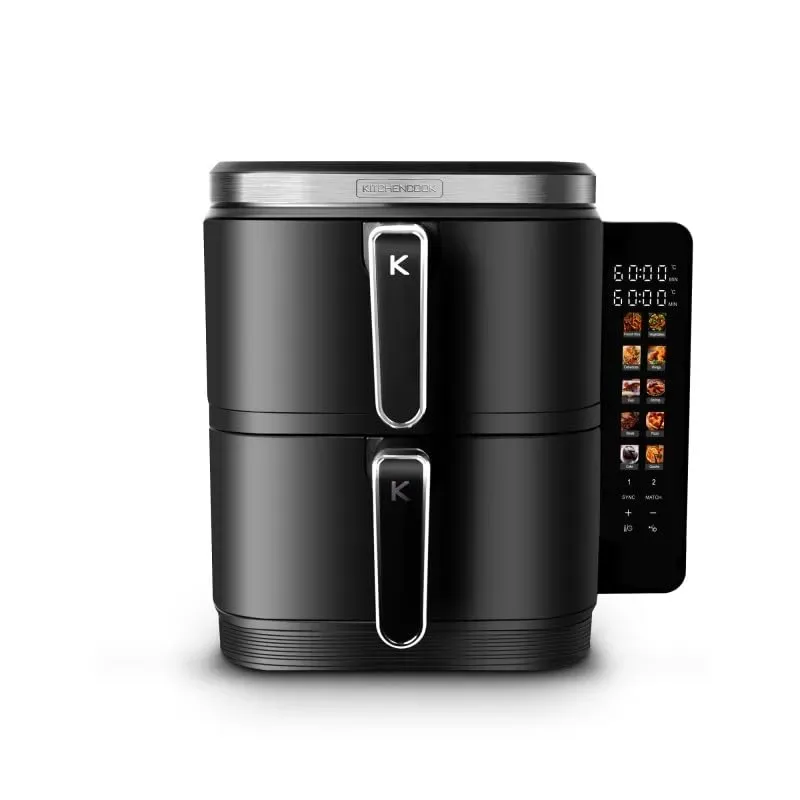 Kitchencook Airflow 12 LED friteuse à air 12L double cuve