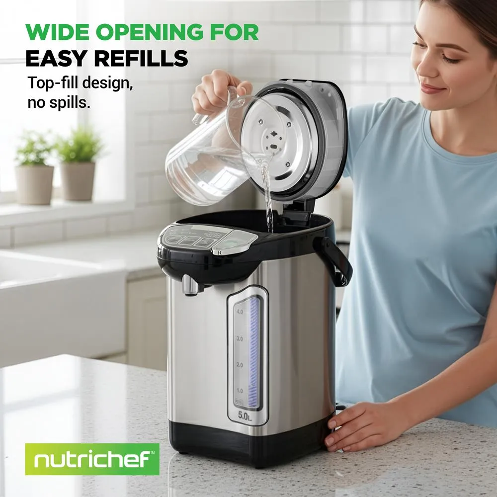 Nutrichef distributeur eau chaude inox 5 L