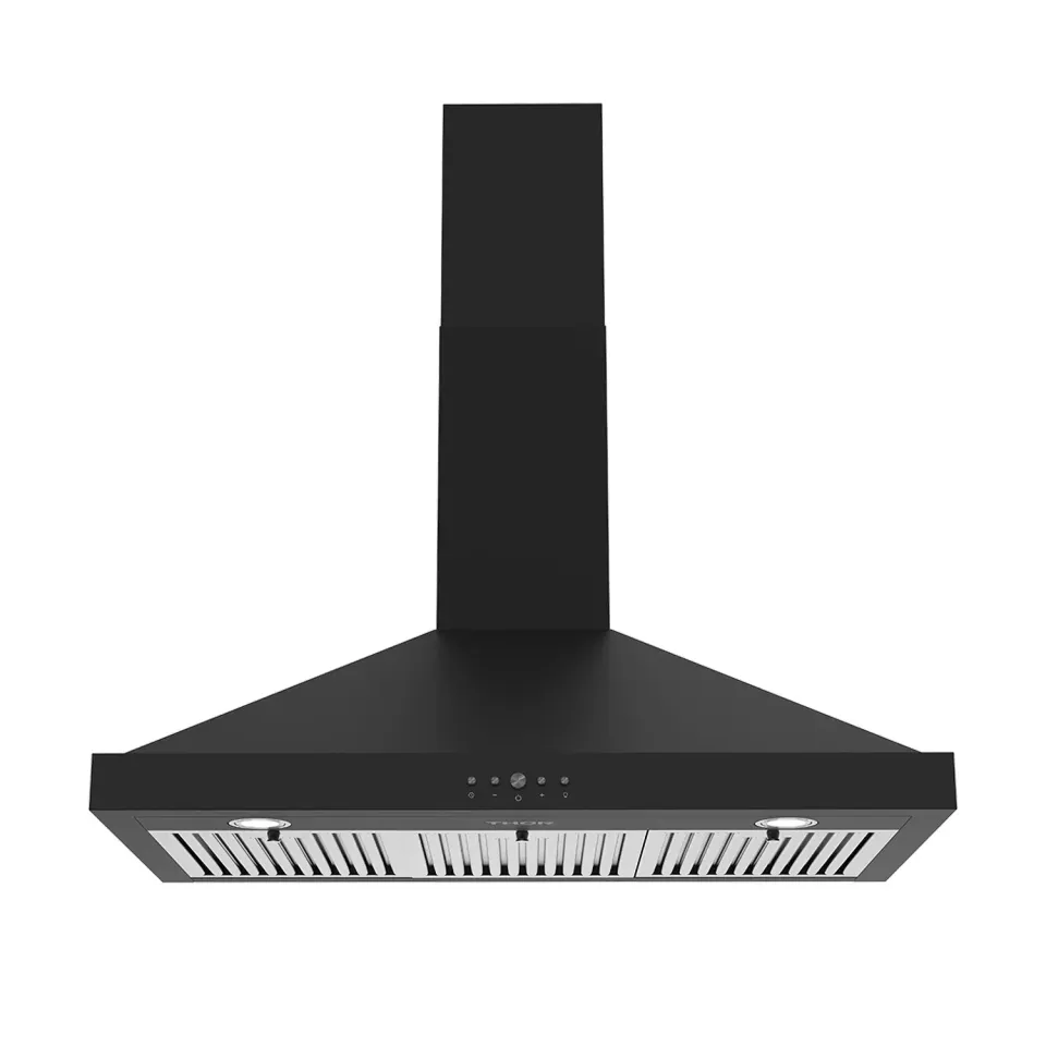 Thor Kitchen hotte cheminée murale 36 pouces noire 350 CFM